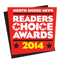 North Shore News Readers Choice Awards 2015 logo